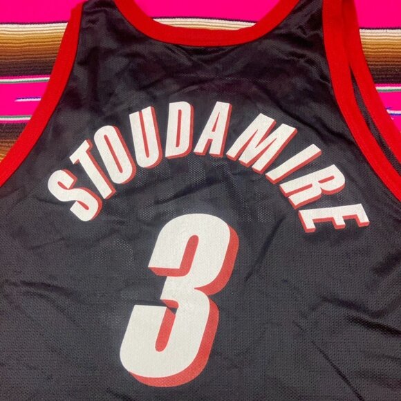 Vintage Champion Portland Trail Blazers Damon Stoudamire Jersey Men's 52 2XL NBA - Picture 5 of 7